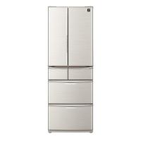 シャープ SJ-F462E-S 6ドア冷蔵庫 （455L・フレンチドア） シルバー系
