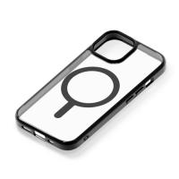 PGA PG-23AMGPT04BK iPhone 15／14／13用 MagSafe対応 ハイブリッドケース メタリック／ブラック | ヤマダデンキ Yahoo!店