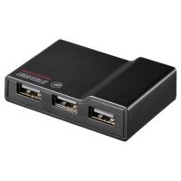 USBハブ バッファロー セルフパワー BSH4AE12BK USB2.0節電機能付きセルフパワー 4ポートハブ ブラック | ヤマダデンキ Yahoo!店