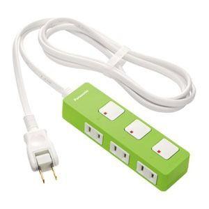 コード付タップ 3個口 2m 延長コード 電源タップ 3m 3P（ピン） 7個口 スイッチ ホワイト 700