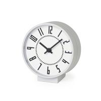 Lemnos(レムノス)置時計 eki clock S(エキ クロック エス) ホワイト | ヤマギワ YAMAGIWA