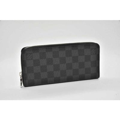 美品 ルイヴィトン ダミエジェアン 長財布 ラウンドファスナー 長財布