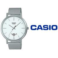 ネコポス 送料無料 CASIO カシオ 腕時計 メンズ レディース キッズ 大人 子ども MTP-B100M-7E 男の子 女の子 アナログ クォーツ カレンダー ホワイト | YAMAGUCHI TRADING