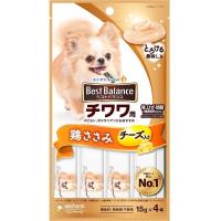 ユニ・チャームペット ベストバランス おやつ チワワ用 鶏ささみ チーズ入り [ドッグフード 犬用 いぬ ウェットタイプ] 60g(15g×4本) | ヤマキシヤフー店