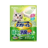 デオトイレ 飛び散らない緑茶成分入り消臭サンド [猫 システムトイレ 取替え砂] 4L | ヤマキシヤフー店