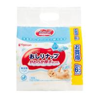 ピジョン おしりナップ やわらか厚手仕上げ 純水99％ [赤ちゃん おしりふき] 80枚×6個パック | ヤマキシヤフー店