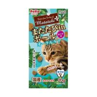 ペティオ またたびプラス またたびinボール オーラルケア まぐろ味 [キャットフード ねこ ネコ 猫 えさ エサ 餌 健康 おやつ] 20g | ヤマキシヤフー店