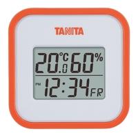 タニタ デジタル温湿度計[熱中症 インフルエンザ 対策] TT-558 オレンジ | ヤマキシヤフー店