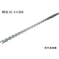 ユニカ 六角軸ビット HEXタイプ ロング [先端 工具 ハンマードリル 打撃 回転 貫通 穴 コンクリート] HEXL16.0×505 | ヤマキシヤフー店