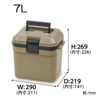 アステージ クーラーボックス アイセル♯10 サンドベージュ 7L [保冷 アウトドア キャンプ バーべキュー 釣り] ISL-10SB 爆買 | ヤマキシヤフー店