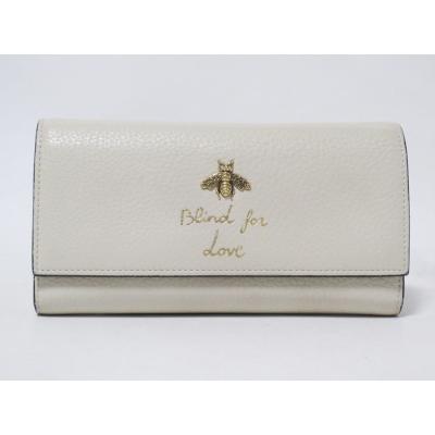 GUCCI アニマリエ 蜂 ビー　二つ折り財布　ホワイト　ベージュ 楽天市場】【箱・布袋あり】GUCCI グッチ 二つ折り財布 523664