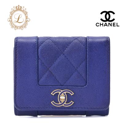CHANEL 財布 三つ折り マトラッセキャビアスキンの商品一覧 通販 