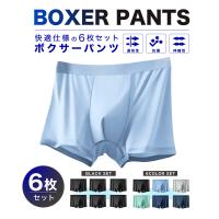 ボクサーパンツ メンズ 抗菌防臭 吸汗速乾 セット 6枚 下着 大きい サイズ 春 夏 男性用下着 黒 ボクサーブリーフ 3l 4l