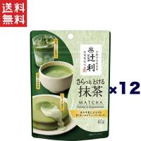 片岡物産 辻利 さらっととける抹茶（袋）40g×12個 | ヤマサキオンラインストア