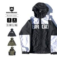 BASS BRIGADE マウンテンジャケット アウター メンズ バスブリゲード 再販開始 バスマニア アーチロゴマウンテンシェルジャケット BRGD ダイワ ナイロンジャケット