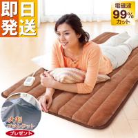 ゼンケン 電磁波カット 一人用 電熱マット ホットマット 80×180cm ZMT-75CT 電気マット 電気カーペット ZENKEN タイマー付き