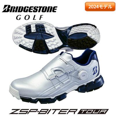【新品】ブリヂストンゴルフシューズ 2024（ブリヂストンスポーツ／ゴルフシューズ）（色：シルバー系