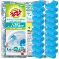 3M トイレ掃除 トイレブラシ 防汚コーティング 使い捨て スポンジ 洗剤付 取替18個 スコッチブライト 防汚 | yayoigen