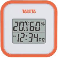 タニタ 温湿度計 時計 カレンダー 温度 湿度 デジタル 壁掛け 卓上 マグネット オレンジ TT-558 OR プレゼント ギフト おしゃれ | yayoigen
