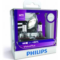 フィリップス 自動車用バルブ&amp;ライト ヘッドライト ハロゲン フォグライト H11 3200K ヴィジョンプラス 車検対応 2個入り PHILIPS VisionPlus 12362VPS2 | yayoigen