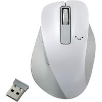 エレコム マウス ワイヤレス Mサイズ 5ボタン(戻る・進むボタン搭載) BlueLED 握りの極み ホワイト(フェイス) M-XGM10DBWH/EC 単品 | yayoigen