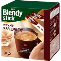 AGF ブレンディ スティック カフェオレ 大人のほろにが 100本 【 スティックコーヒー 】 100本×1箱 | yayoigen