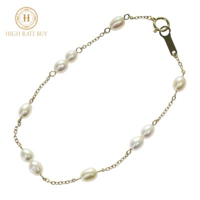 未使用品】TASAKI タサキ 田崎真珠 パールブレスレット 本真珠 淡水 