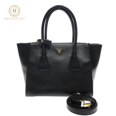 PRADA glace calf ハンドバッグ（レディースファッション