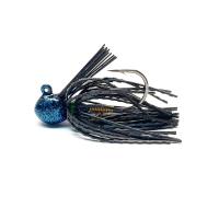 ニシネルアーワークス　フィネスカバージグ 1/3oz #01 ブラック&amp;ブルーフレーク | 釣具のFTO ヤフー店