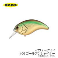 デプス　イヴォーク 3.0 #06 ゴールデンシャイナー | 釣具のFTO