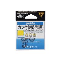 がまかつ　カン付伊勢尼 12号 黒 | 釣具のFTO