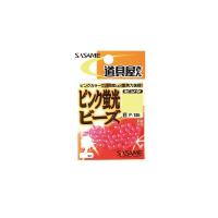 ササメ　P-186 道具屋 蛍光ビーズ 4 ピンク | 釣具のFTO