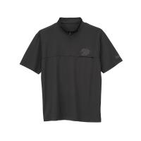 サンライン　SUW-04216CW 獅子ジップシャツ(半袖) LL ブラック | 釣具のFTO