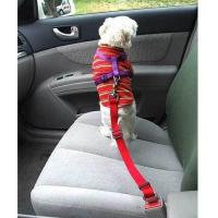 割引発見 オープン記念セール 送料無料 ペット用シートベルト 犬 猫 兼用 レッド