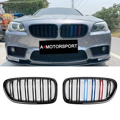 輝け!　愛車!　BMW 　F10　Mカラー　 M5ルック　 グリル BMW F10 M5 M PERFORMANCE ブラック キドニー グリル
