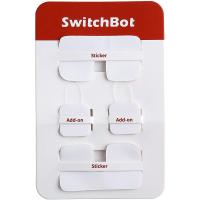 SwitchBot ボット Bot 専用部品 ３M 両面テープ 壁スイッチ用シール 4枚入り スイッチ ブラック スマートリモコン スマホ リモコン スマート家電 連携 アレクサ | ソフトバンクセレクション