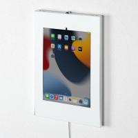 iPad用スチール製ケース ホワイト スタンド、壁面、アーム取付けに最適 VESA75×75mm CR-LAIPAD16W サンワサプライ 送料無料  新品 | 山瀬インテリア
