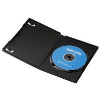 DVDトールケース 1枚収納 10枚セット ブラック 一般的なセルDVDと同じ厚さ14mm サンワサプライ DVD-TN1-10BKN 送料無料  新品 | 山瀬インテリア