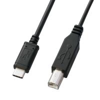 USB2.0 Type C-Bケーブル 3m ブラック USB認証取得品 KU-CB30 サンワサプライ 送料無料  新品 | 山瀬インテリア