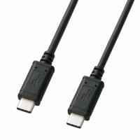 USB2.0 Type Cケーブル 1m ブラック USB認証取得品 KU-CC10 サンワサプライ 送料無料  新品 | 山瀬インテリア