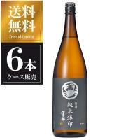 澤乃井 純米銀印 1.8L 1800ml x 6本 ケース販売 送料無料 本州のみ 小澤酒造 東京都 OKN | ハードリカー ヤフー店