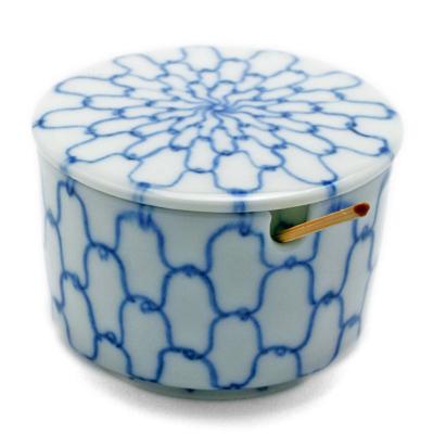 染付 網目文様 中皿 5枚セット 染付 網目文様 中皿 5