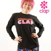 CLAP フィットネスウェア トップス クラップ フィットネス クラップウェア STRAWBERRY CLAP LONG SLEEVE Tee クラップ ロンT tシャツ レディース 長袖 ブランド | Yoga-Pi!