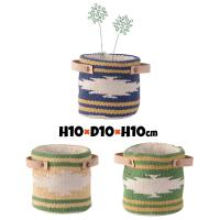 植木鉢カバー プランター W10×D10×H10 ファブリックプランター TTZ-520 布製 メキシコ風 サボテン | 養生資材屋