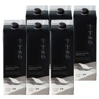 (高級珈琲) 送料無料 雪室珈琲 プレミアムアイス 無糖 1000ml×6本 鈴木コーヒー ブラックコーヒー 新潟 ブランド  アイスコーヒー 爆買 | 越後雪国地酒連峰
