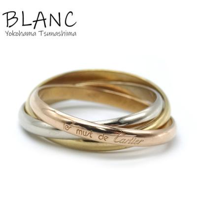 カルティエ 指輪 3 連 リング（リング素材：ゴールド）のおすすめ人気