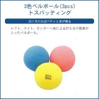 野球　練習用具　トレーニング　グッズ　トレーニングボール　野球用品　3色ベルボール(3pcs)(bx7525) | リバーアップ