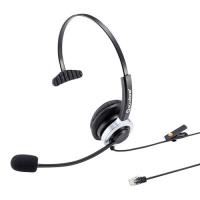 サンワサプライ MM-HSRJ02 電話用ヘッドセット（片耳タイプ） | よろずデポ Yahoo!店