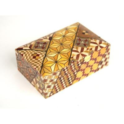 新品 箱つき 箱根寄木細工 無垢 9寸 文箱 文庫 小物入れ 極 箱根寄木細工 無垢 文箱 文庫 9寸（寄木ムク文庫 3.5寸（赤）