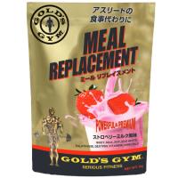 GOLD`S GYM ゴールドジム ミールリプレイスメント ストロベリーミルク風味 1000ｇ ホエイガゼイン サプリメント サプリ | 賀屋ヤフーショップ